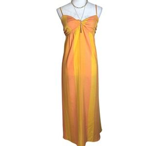 Show Me Your Mumu Magnolia Striped Maxi Dress M Bohemian 70s Festival Hoco Party